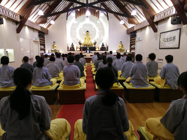 Listening to Dharma talk